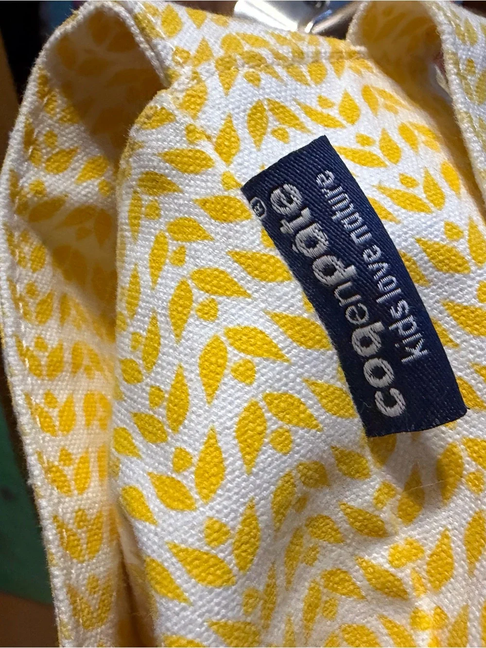 Cheerful Yellow Lion Tote for Kids with Pink Handles